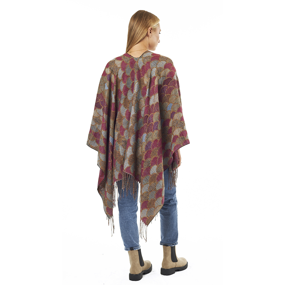 Verde Γυναικεία Κάπα 49-0032 Μπορντό Verde Γυναικεία Κάπα 49-0032 Μπορντό