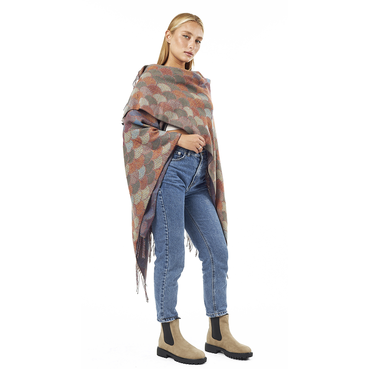 Verde Γυναικεία Κάπα 49-0032 Πράσινο