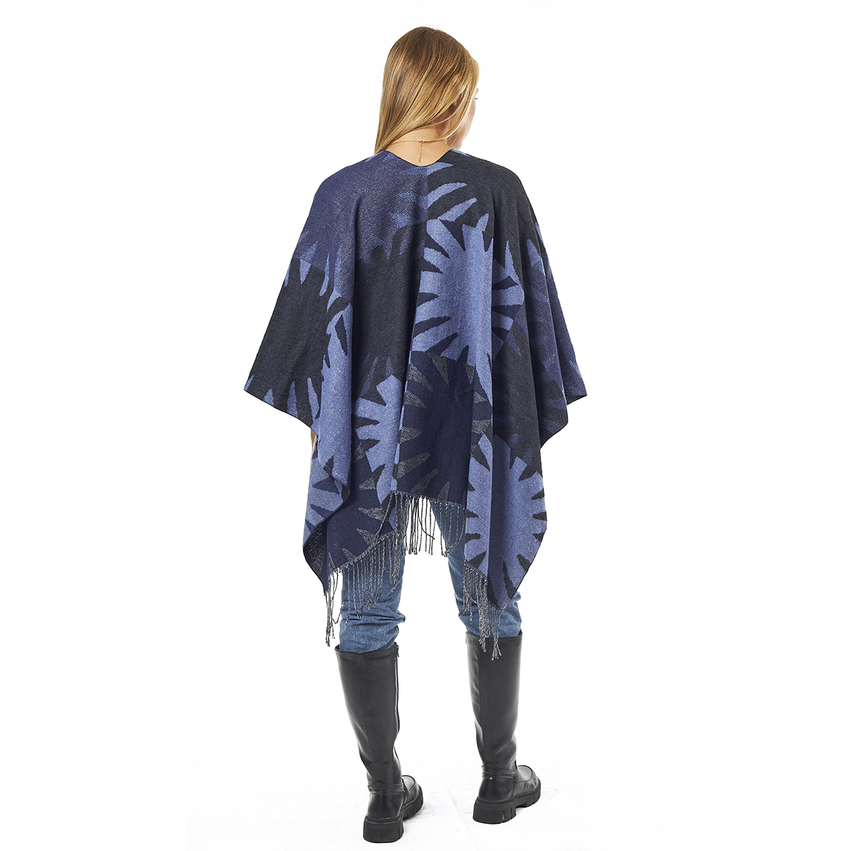 Verde Γυναικεία Κάπα 49-0034 Μπλε