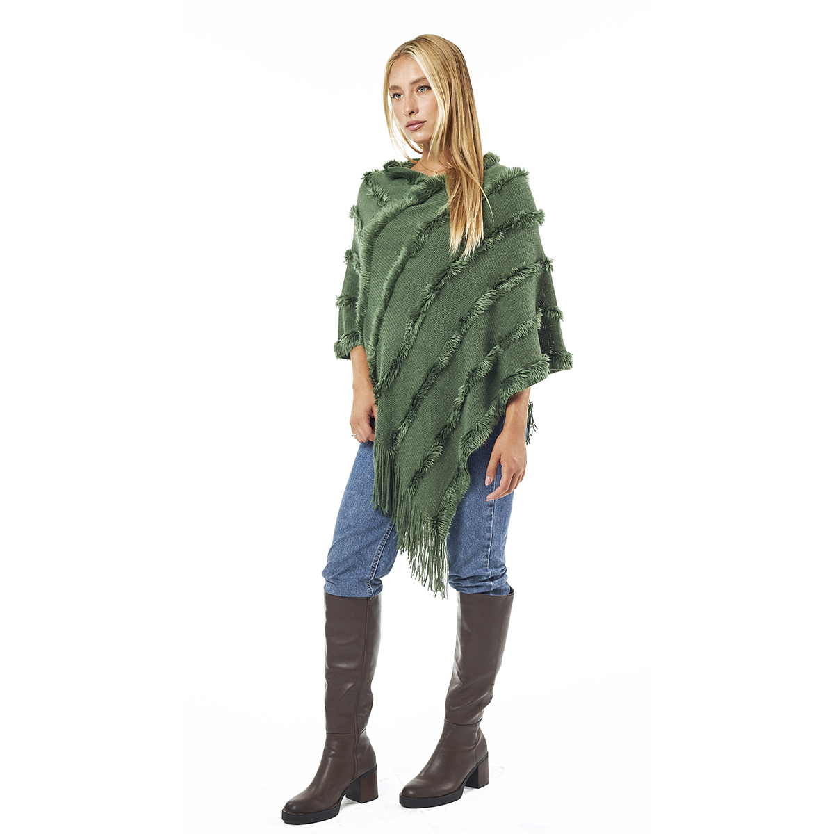 Verde Γυναικεία Κάπα 49-0035 Πράσινο