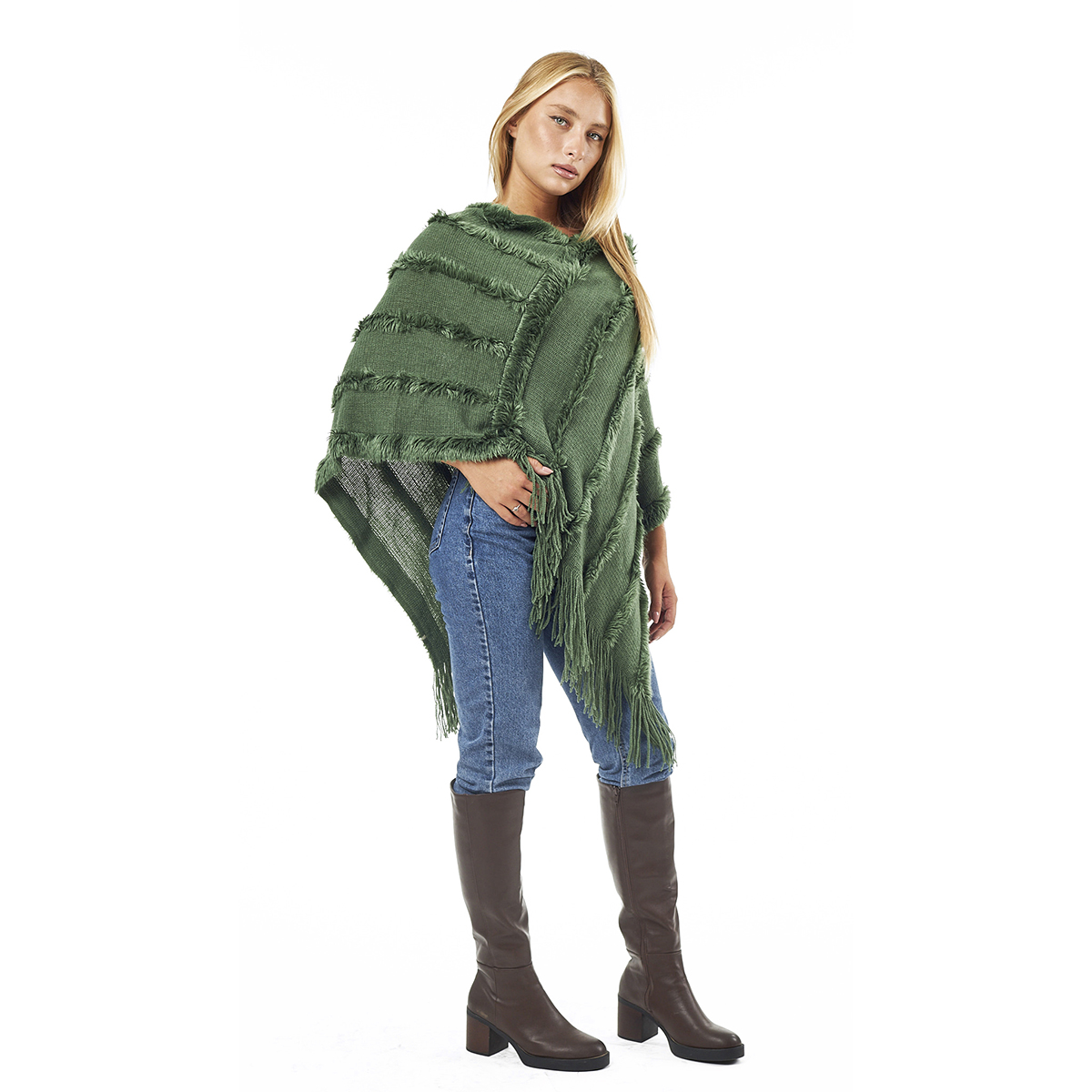 Verde Γυναικεία Κάπα 49-0035 Πράσινο Verde Γυναικεία Κάπα 49-0035 Πράσινο