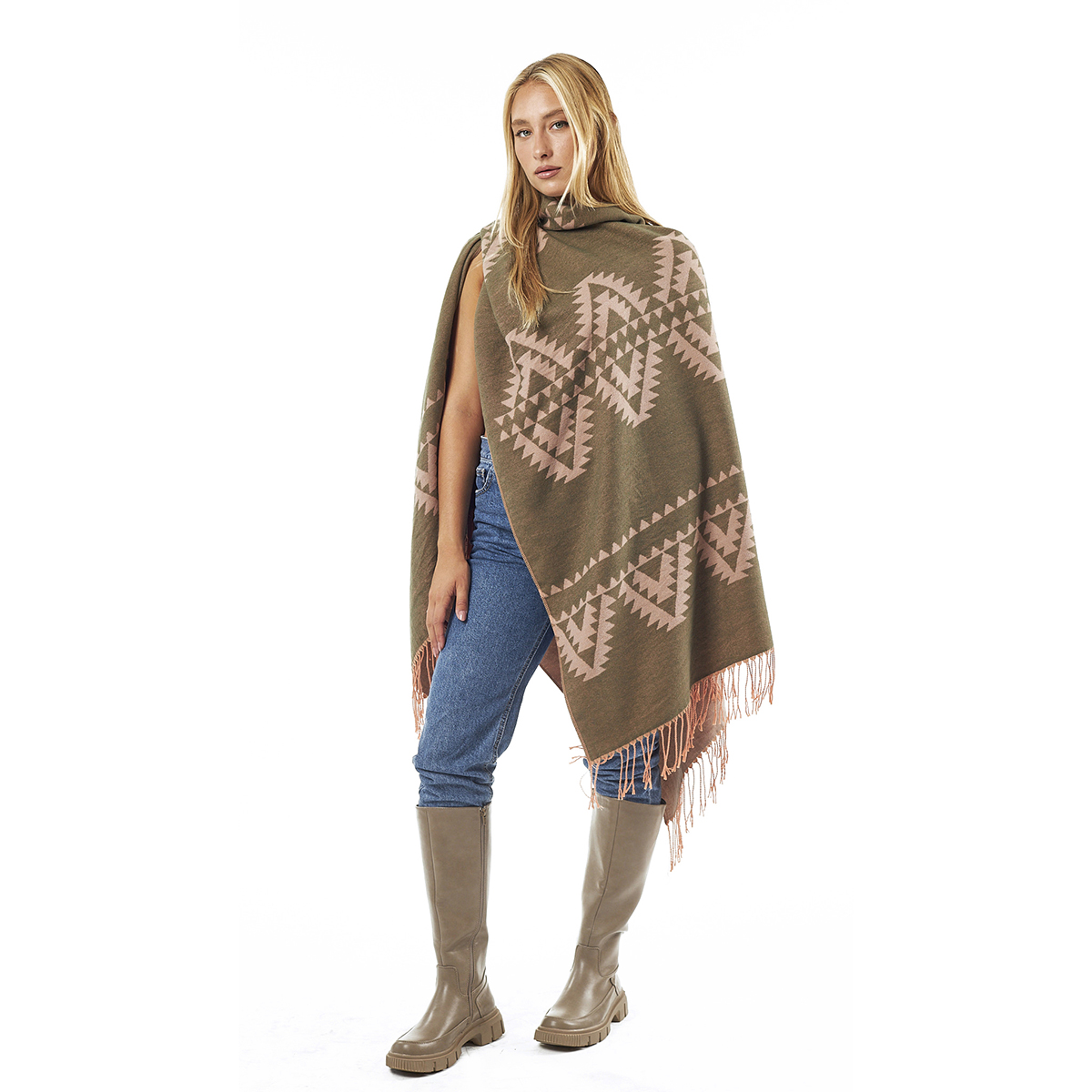 Verde Γυναικεία Κάπα 49-0036 Πορτοκαλί