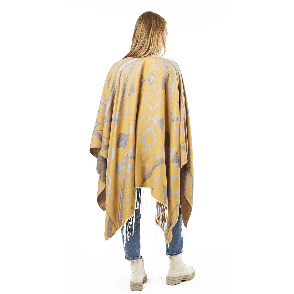 Verde Γυναικεία Κάπα 49-0037 Κίτρινο