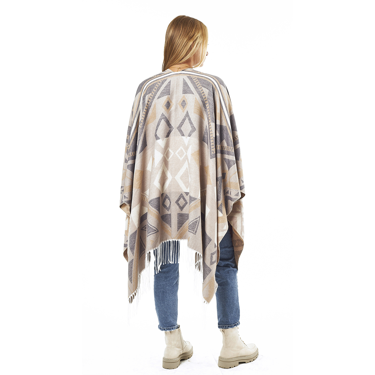 Verde Γυναικεία Κάπα 49-0034 Μπλε