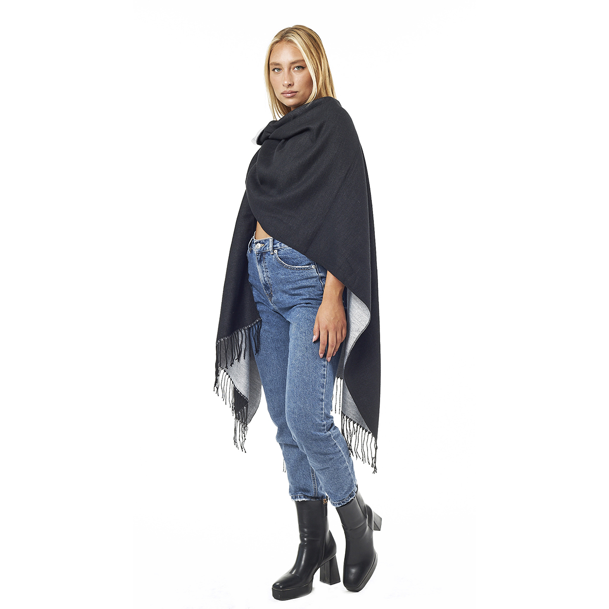 Verde Γυναικεία Κάπα 49-0038 Μαύρο