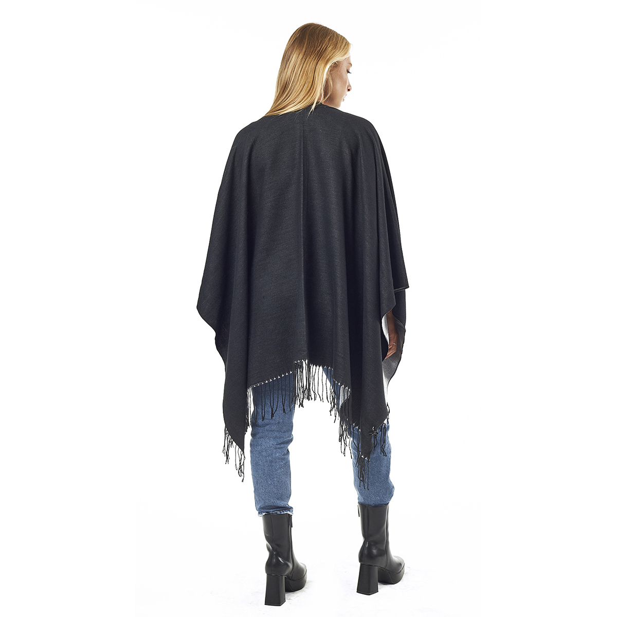 Verde Γυναικεία Κάπα 49-0038 Μαύρο