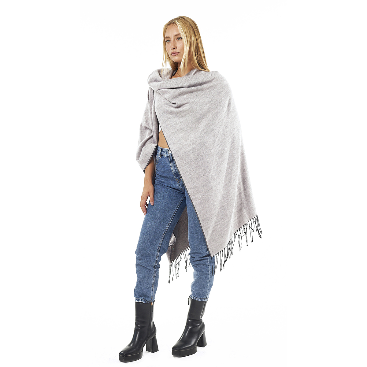 Verde Γυναικεία Κάπα 49-0038 Μωβ