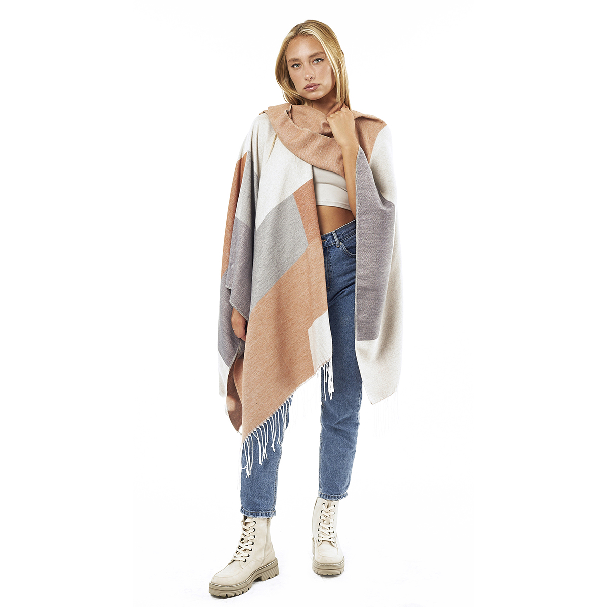 Verde Γυναικεία Κάπα 49-0041 Πορτοκαλί Verde Γυναικεία Κάπα 49-0041 Πορτοκαλί