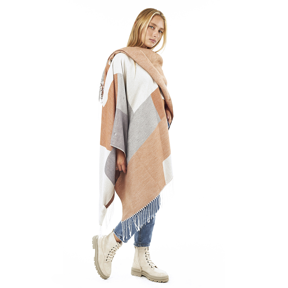 Verde Γυναικεία Κάπα 49-0041 Πορτοκαλί