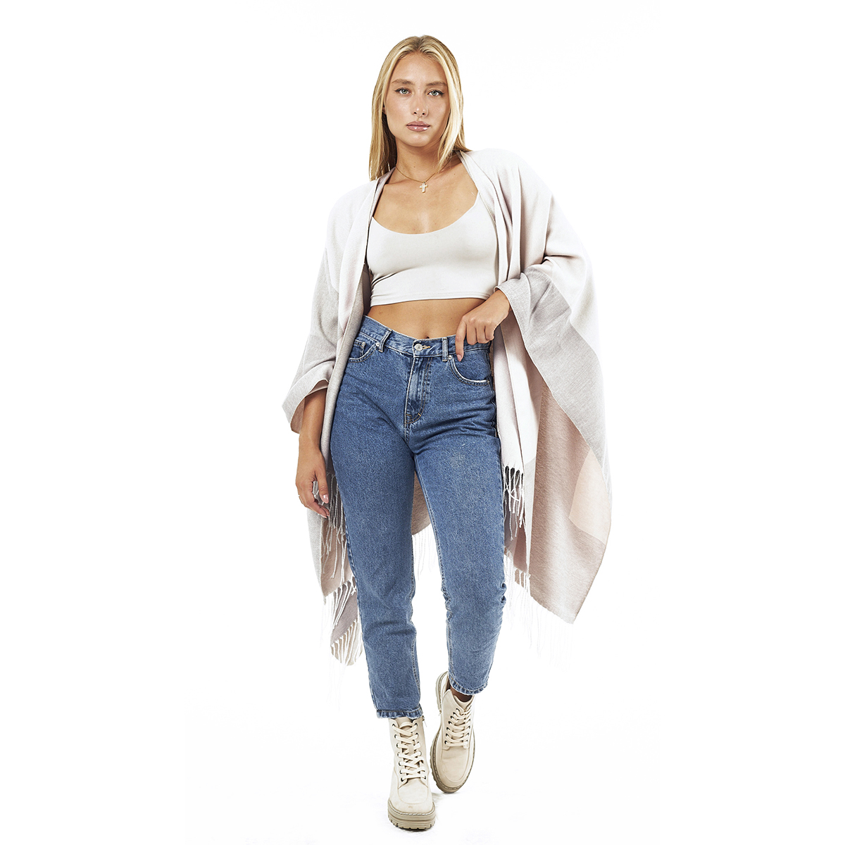 Verde Γυναικεία Κάπα 49-0041 Ροζ