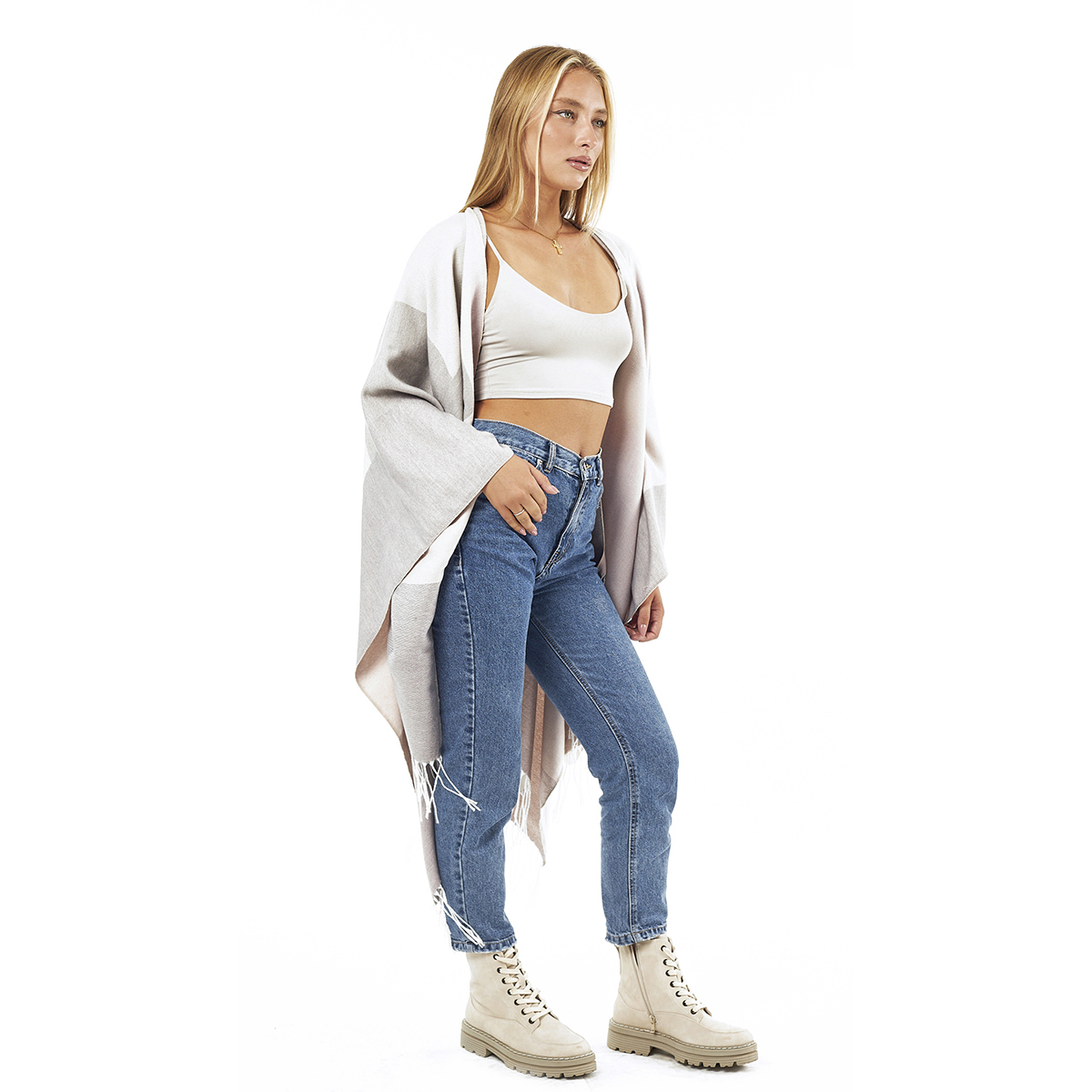 Verde Γυναικεία Κάπα 49-0041 Ροζ