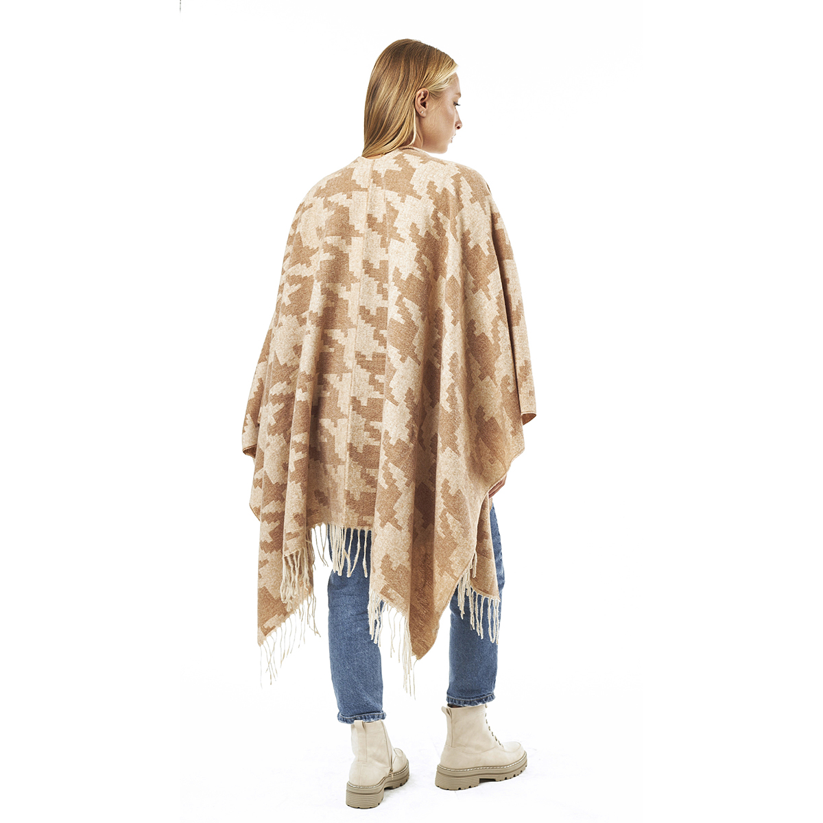 Verde Γυναικεία Κάπα 49-0044 Μπεζ Verde Γυναικεία Κάπα 49-0044 Μπεζ