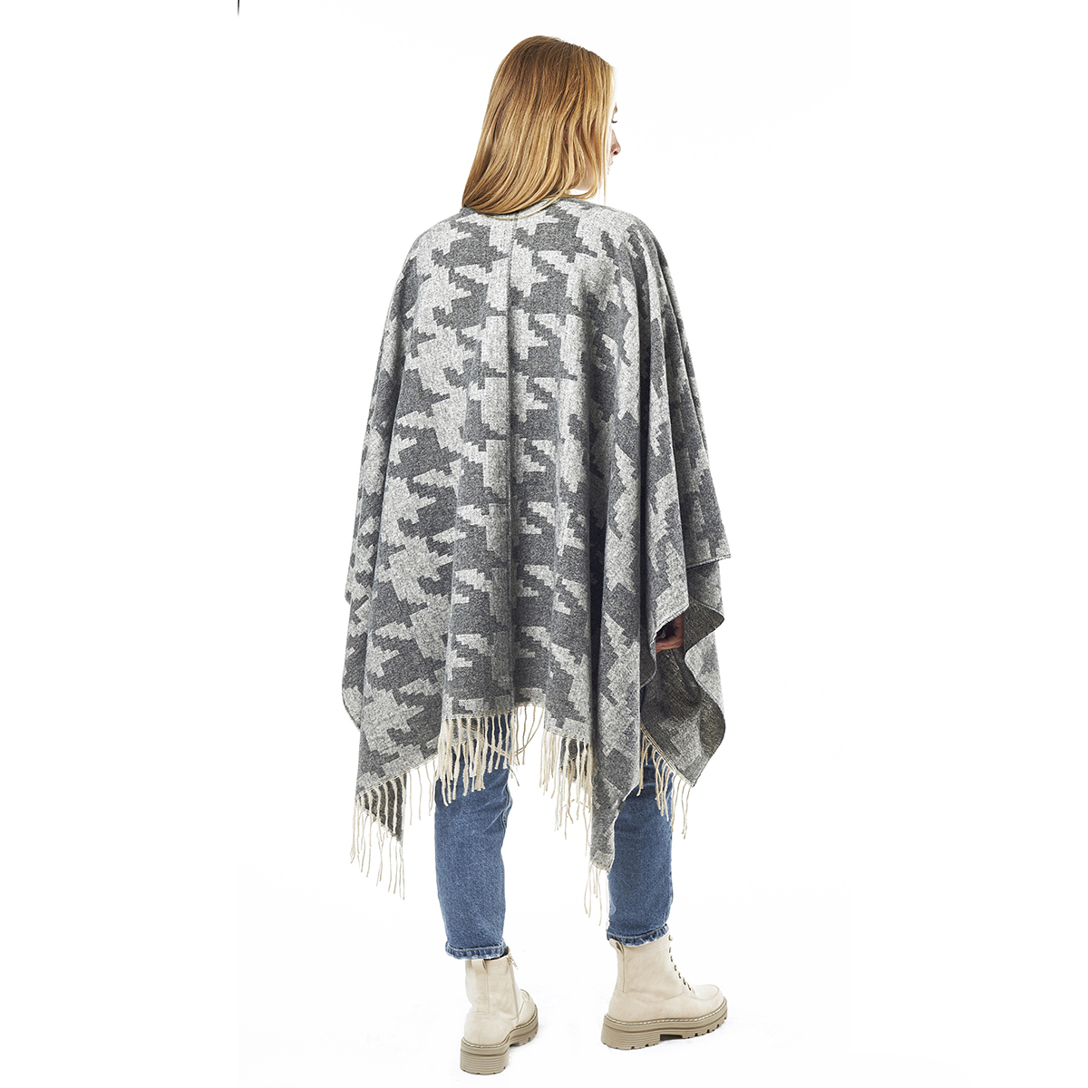 Verde Γυναικεία Κάπα 49-0044 Μαύρο