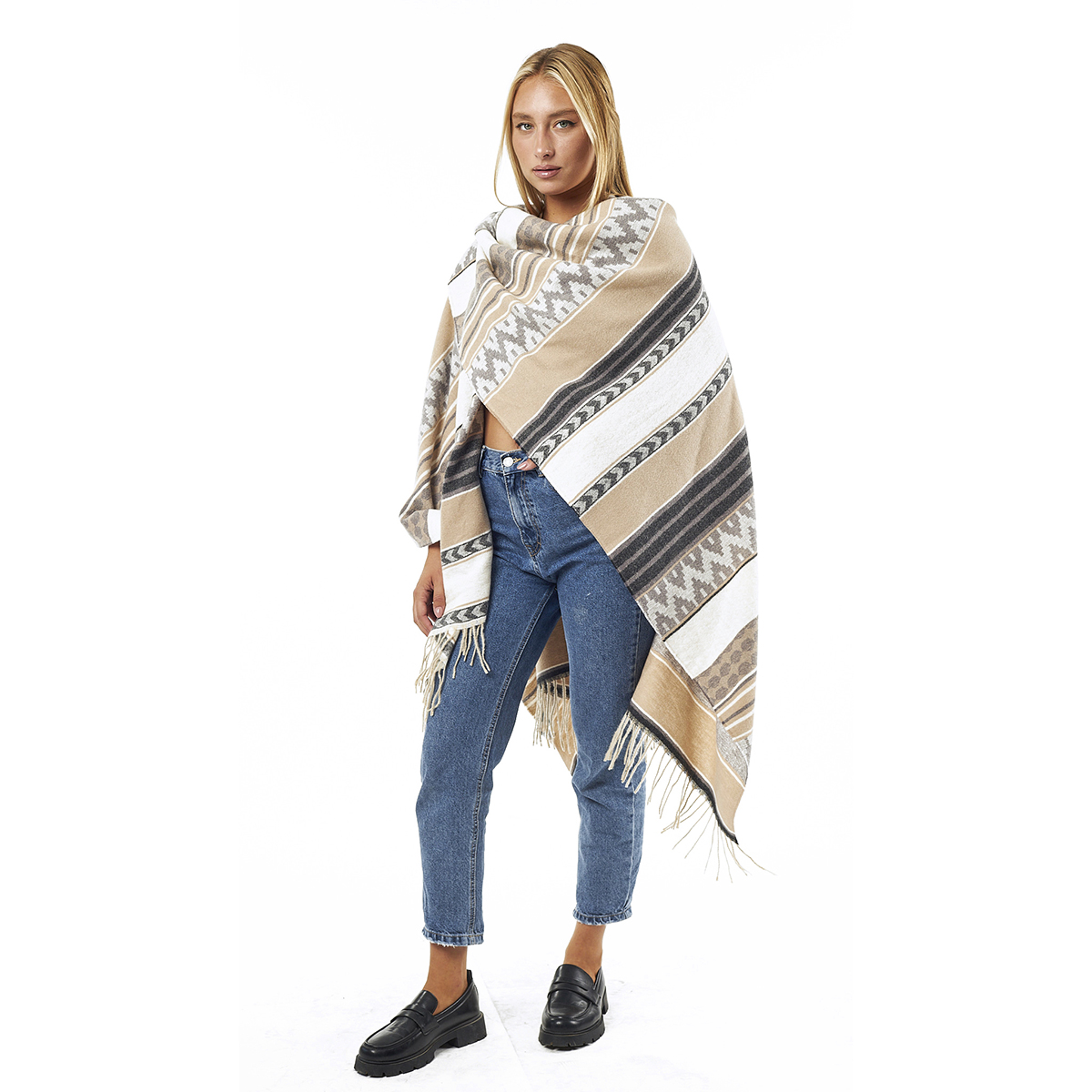 Verde Γυναικεία Κάπα 49-0046 Εκρού