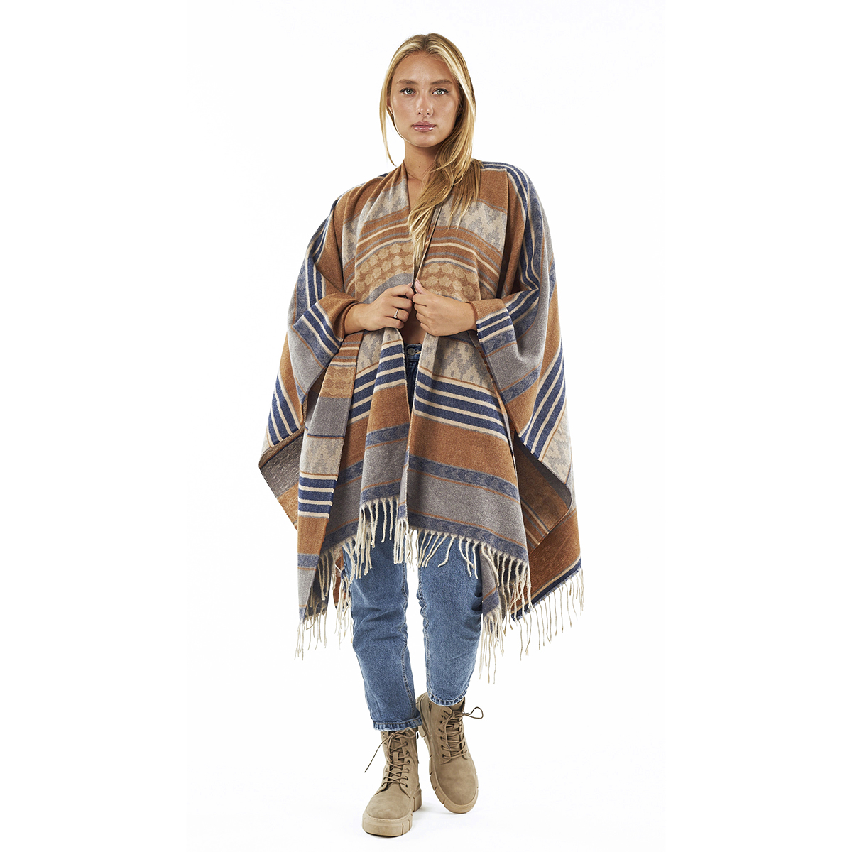 Verde Γυναικεία Κάπα 49-0046 Καμηλό Verde Γυναικεία Κάπα 49-0046 Καμηλό