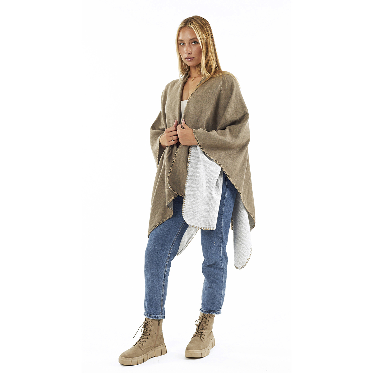 Verde Γυναικεία Κάπα 49-0052 ΑΚΡΥΛΙΚΗ Πούρου