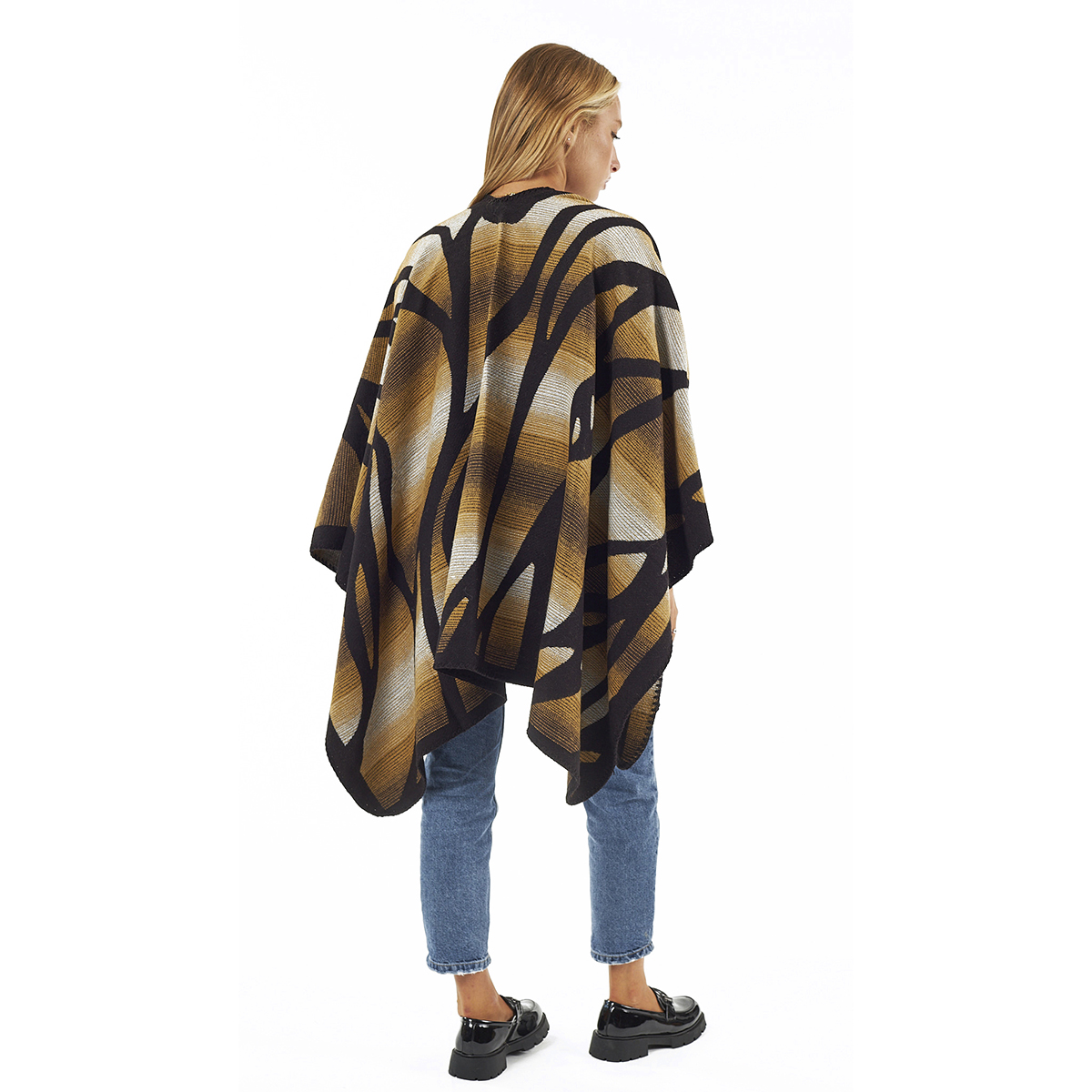 Verde Γυναικεία Κάπα 49-0053 ΑΚΡΥΛΙΚΗ Κίτρινο