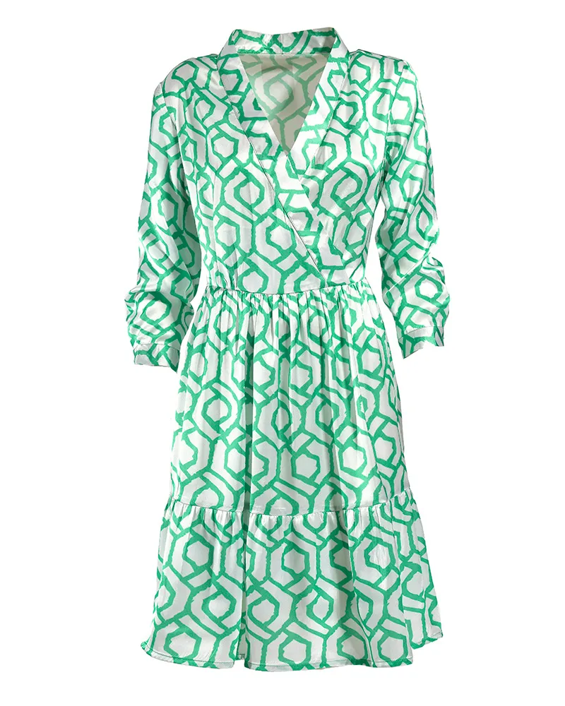 ΦΟΡΕΜΑ ΛΕΥΚΟ/ΠΡΑΣΙΝΟ ONE SIZE (100% POLYESTER)