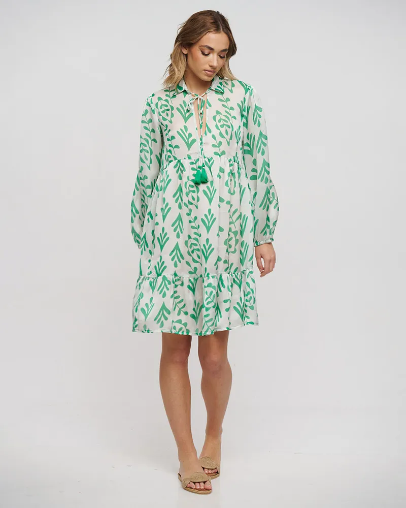 ΦΟΡΕΜΑ ΛΕΥΚΟ/ΠΡΑΣΙΝΟ ONE SIZE (100% POLYESTER). ΦΟΡΕΜΑ ΛΕΥΚΟ/ΠΡΑΣΙΝΟ ONE SIZE (100% POLYESTER).