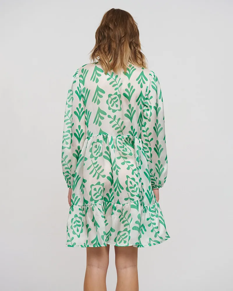 ΦΟΡΕΜΑ ΛΕΥΚΟ/ΠΡΑΣΙΝΟ ONE SIZE (100% POLYESTER).