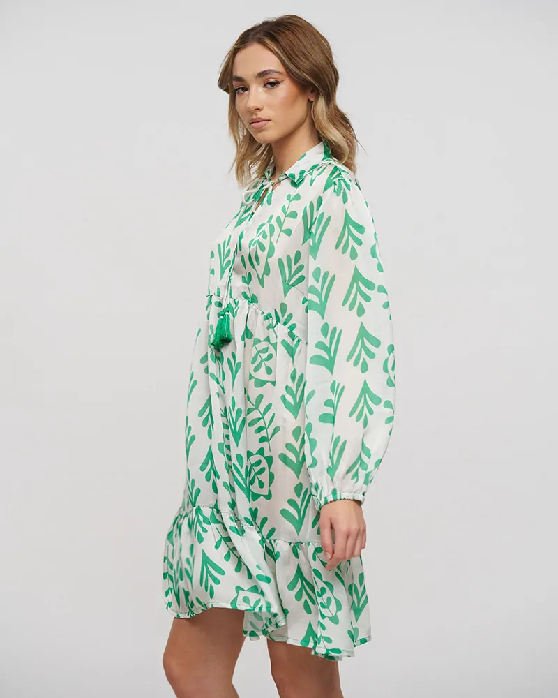 ΦΟΡΕΜΑ ΛΕΥΚΟ/ΠΡΑΣΙΝΟ ONE SIZE (100% POLYESTER). ΦΟΡΕΜΑ ΛΕΥΚΟ/ΠΡΑΣΙΝΟ ONE SIZE (100% POLYESTER).