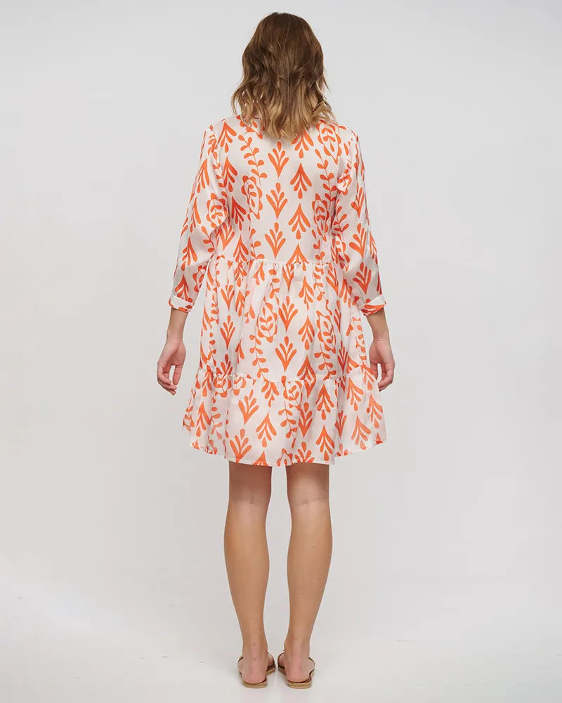 ΦΟΡΕΜΑ ΛΕΥΚΟ/ΠΟΡΤΟΚΑΛΙ ONE SIZE (100% POLYESTER)