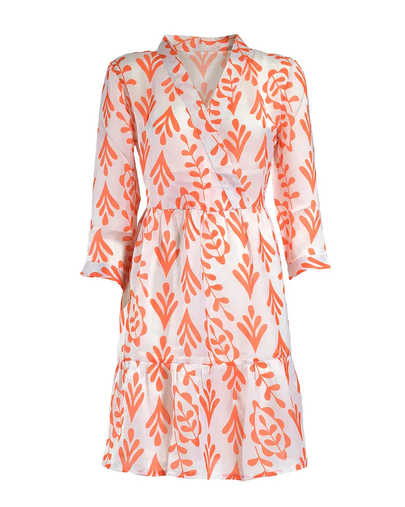 ΦΟΡΕΜΑ ΛΕΥΚΟ/ΠΟΡΤΟΚΑΛΙ ONE SIZE (100% POLYESTER)