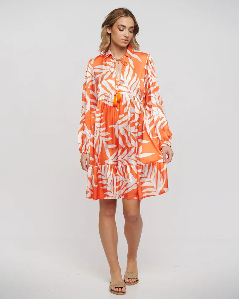 ΦΟΡΕΜΑ ΛΕΥΚΟ/ΠΟΡΤΟΚΑΛΙ ONE SIZE (100% POLYESTER). ΦΟΡΕΜΑ ΛΕΥΚΟ/ΠΟΡΤΟΚΑΛΙ ONE SIZE (100% POLYESTER).