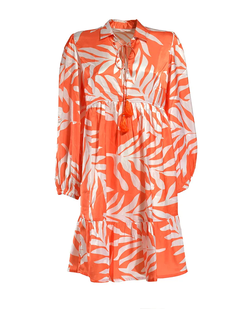 ΦΟΡΕΜΑ ΛΕΥΚΟ/ΠΟΡΤΟΚΑΛΙ ONE SIZE (100% POLYESTER).