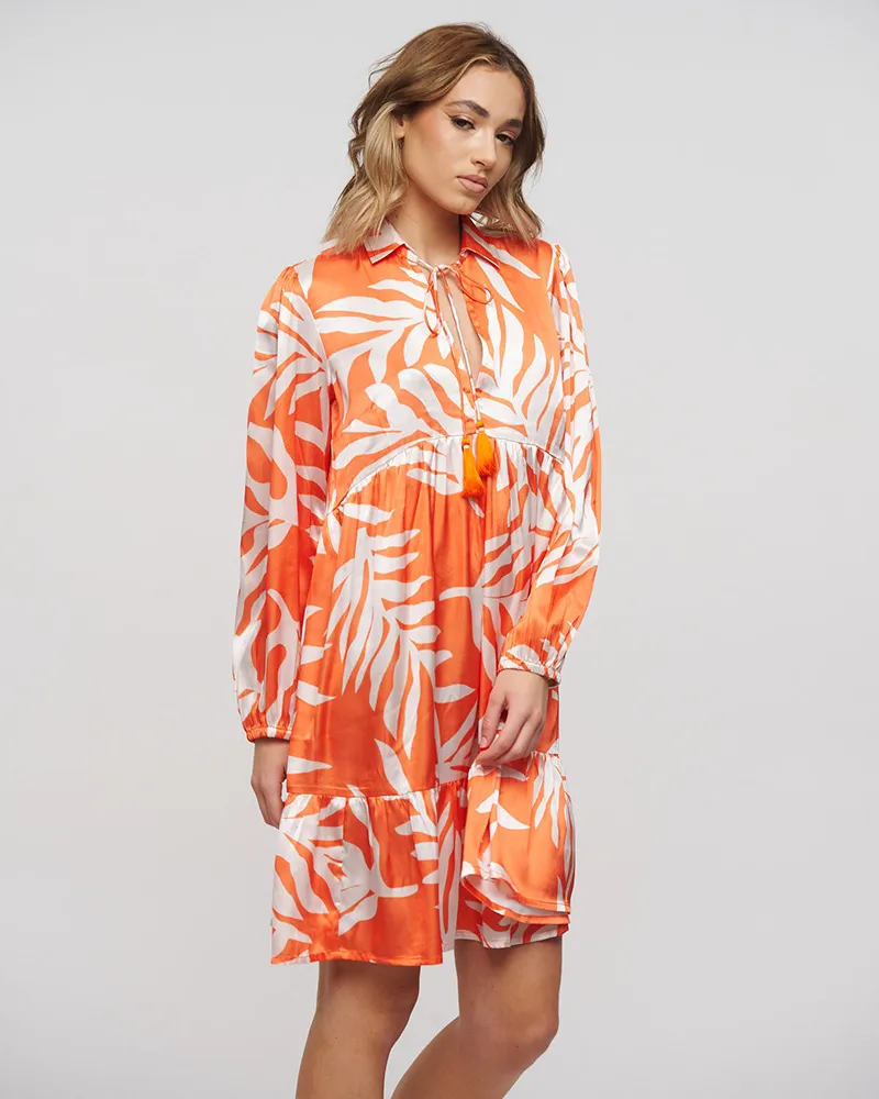 ΦΟΡΕΜΑ ΛΕΥΚΟ/ΠΟΡΤΟΚΑΛΙ ONE SIZE (100% POLYESTER). ΦΟΡΕΜΑ ΛΕΥΚΟ/ΠΟΡΤΟΚΑΛΙ ONE SIZE (100% POLYESTER).