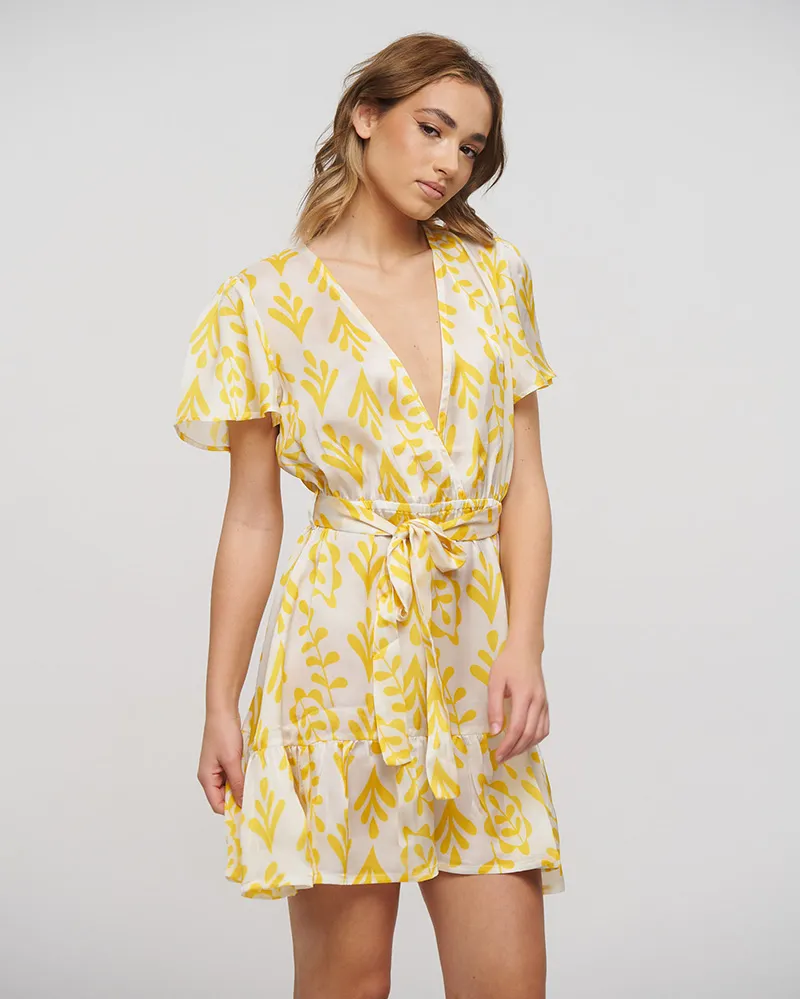 ΦΟΡΕΜΑ ΜΕ ΖΩΝΑΡΙ ΛΕΥΚΟ/ΚΙΤΡΙΝΟ ONE SIZE (100% POLYESTER) ΦΟΡΕΜΑ ΜΕ ΖΩΝΑΡΙ ΛΕΥΚΟ/ΚΙΤΡΙΝΟ ONE SIZE (100% POLYESTER)