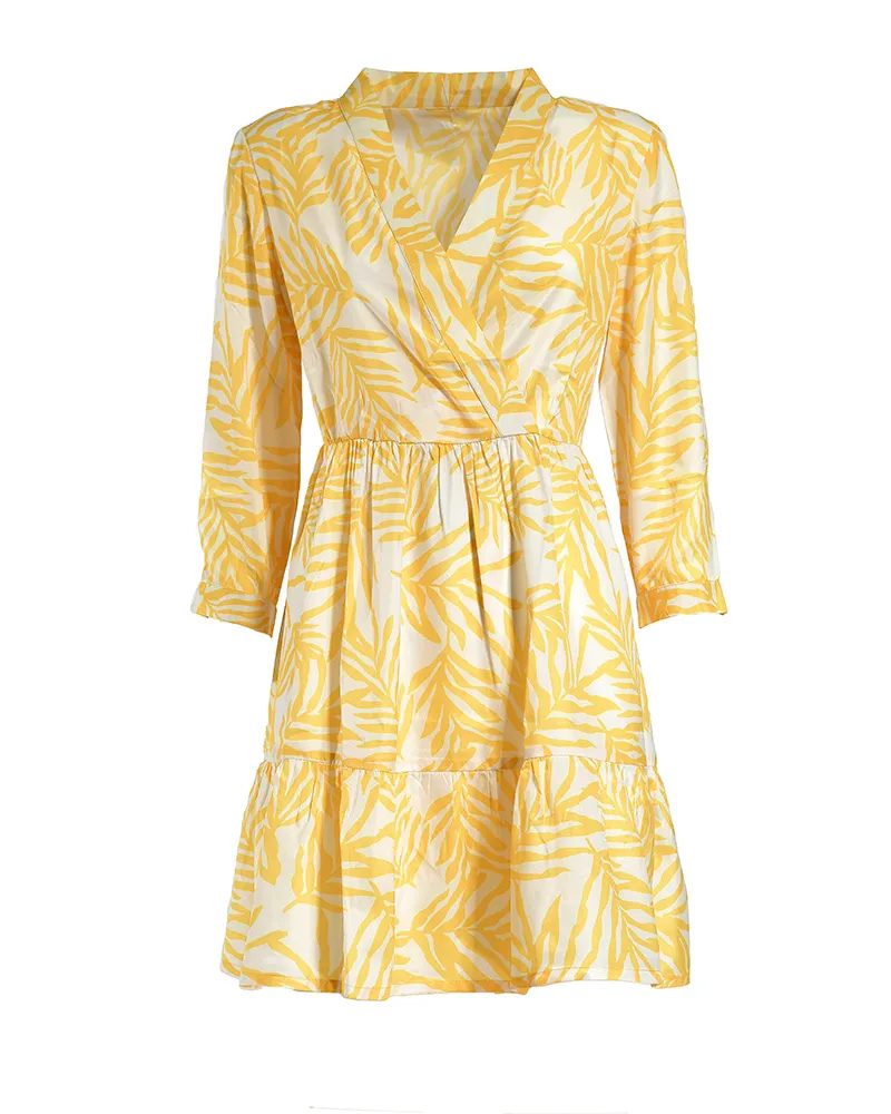 ΦΟΡΕΜΑ ΛΕΥΚΟ/ΚΙΤΡΙΝΟ ONE SIZE (100% POLYESTER)