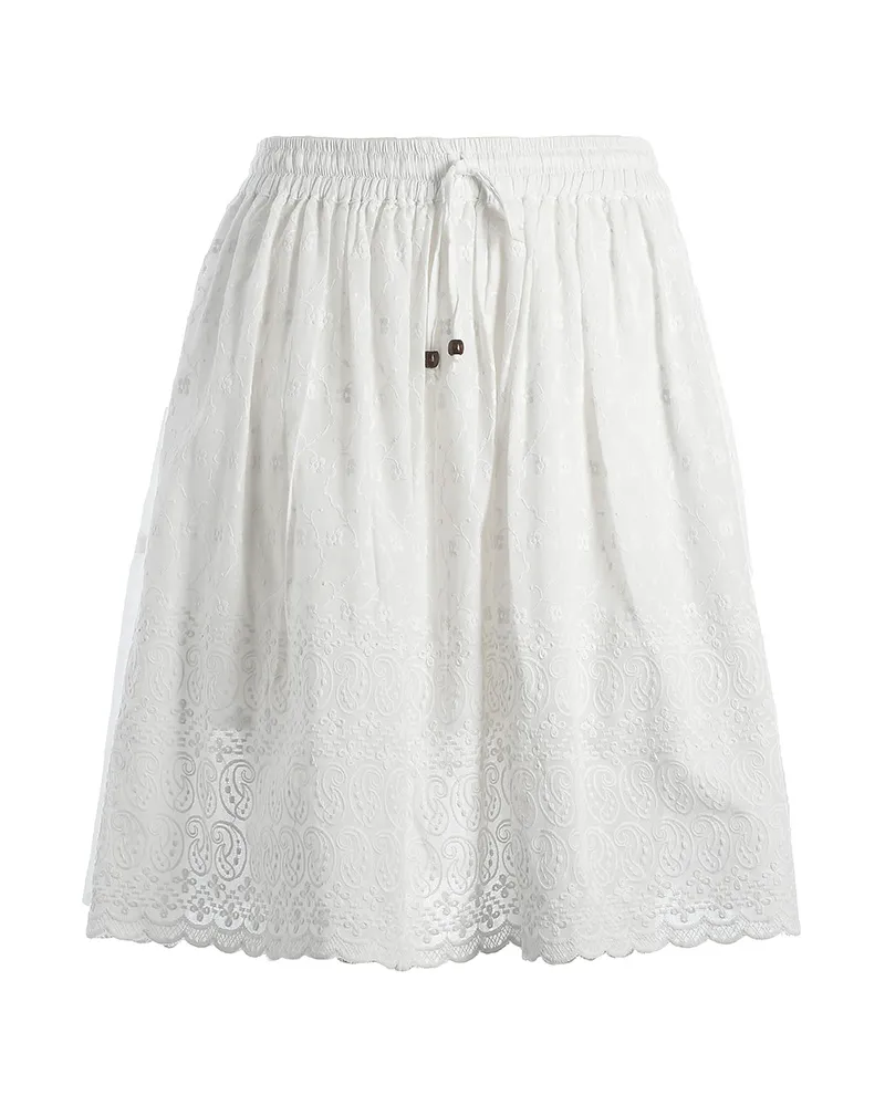 ΦΟΥΣΤΑ ΚΟΝΤΗ ΣΕ ΛΕΥΚΟ ΧΡΩΜΑ ΜΕ ΑΝΑΓΛΥΦΑ ΣΧΕΔΙΑ ONE SIZE (100% COTTON)