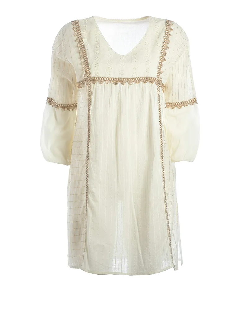 ΦΟΡEΜΑ KONTO ΣΕ ΕΚΡΟΥ ΧΡΩΜΑ ΜΕ ΜΠΕΖ ΛΕΠΤΟΜΕΡΕΙΕΣ ONE SIZE (100% COTTON) ΦΟΡEΜΑ KONTO ΣΕ ΕΚΡΟΥ ΧΡΩΜΑ ΜΕ ΜΠΕΖ ΛΕΠΤΟΜΕΡΕΙΕΣ ONE SIZE (100% COTTON)