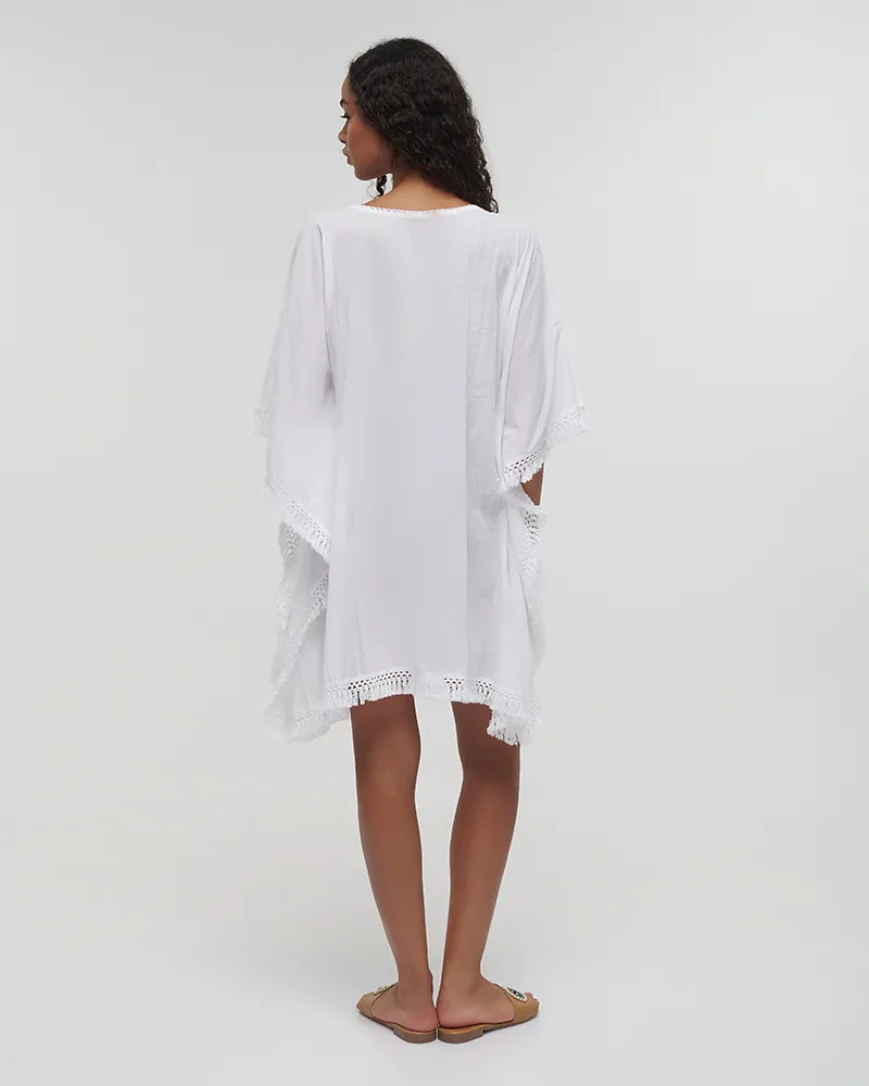 ΚΑΦΤΑΝΙ ΚΟΝΤΟ ΛΕΥΚΟ ONE SIZE (100%COTTON)