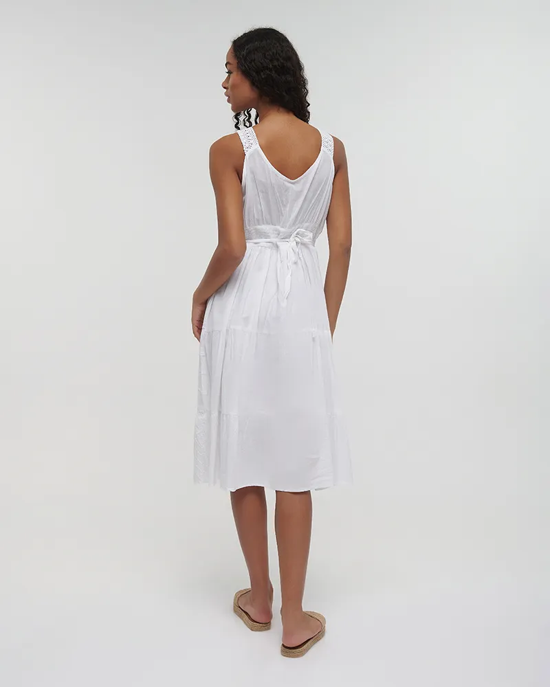 ΦΟΡΕΜΑ ΑΜΑΝΙΚΟ KONTO ΛΕΥΚΟ ONE SIZE (100%COTTON).