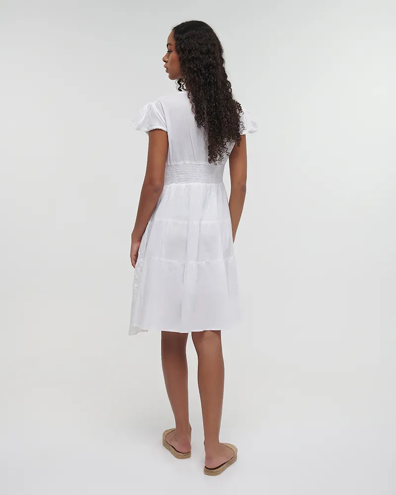 ΦΟΡΕΜΑ ΚΟΝΤΟ ΜΕ ΚΟΝΤΟ ΜΑΝΙΚΙ ΛΕΥΚΟ ONE SIZE (100%COTTON) ΦΟΡΕΜΑ ΚΟΝΤΟ ΜΕ ΚΟΝΤΟ ΜΑΝΙΚΙ ΛΕΥΚΟ ONE SIZE (100%COTTON)