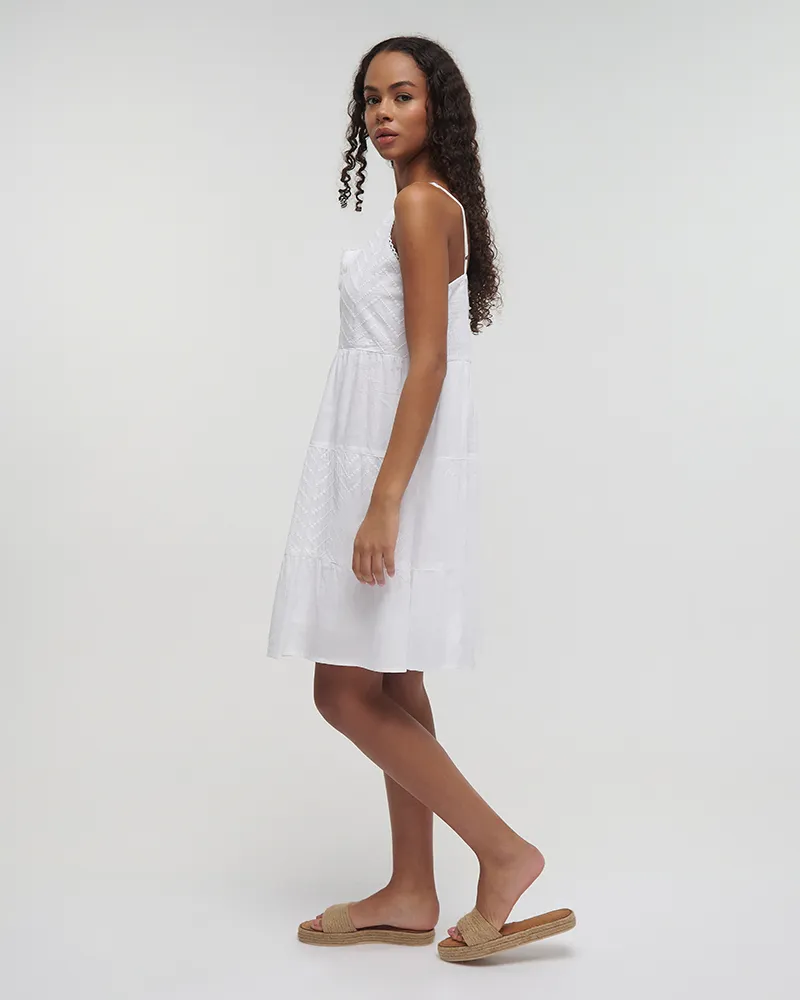 ΦΟΡΕΜΑ ΑΜΑΝΙΚΟ KONTO ΜΕ ΚΟΥΜΠΙΑ  ΛΕΥΚΟ ONE SIZE(100%COTTON)