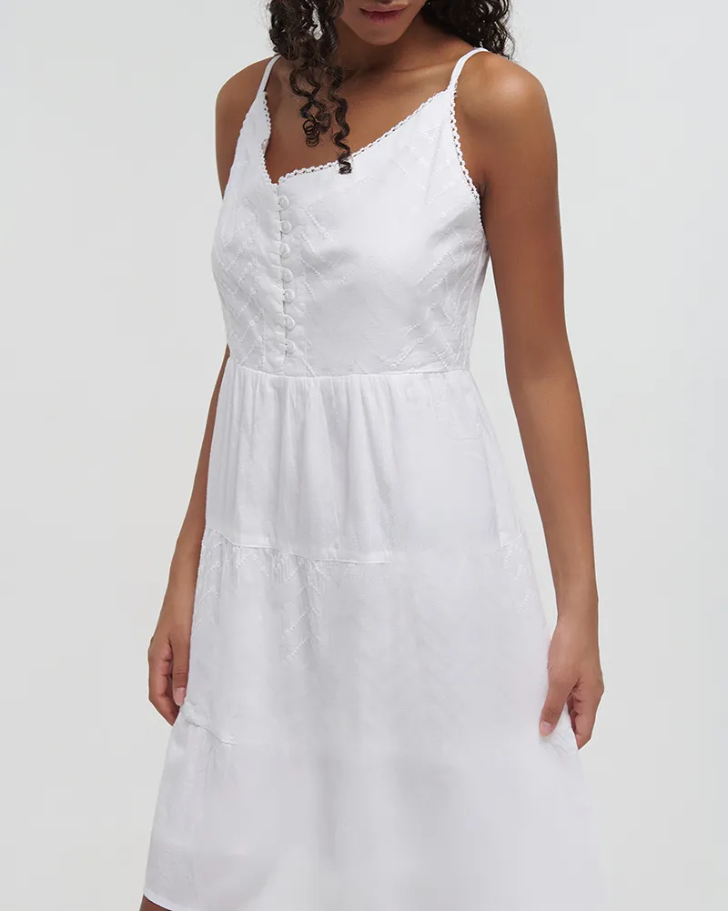 ΦΟΡΕΜΑ ΑΜΑΝΙΚΟ KONTO ΜΕ ΚΟΥΜΠΙΑ  ΛΕΥΚΟ ONE SIZE(100%COTTON)