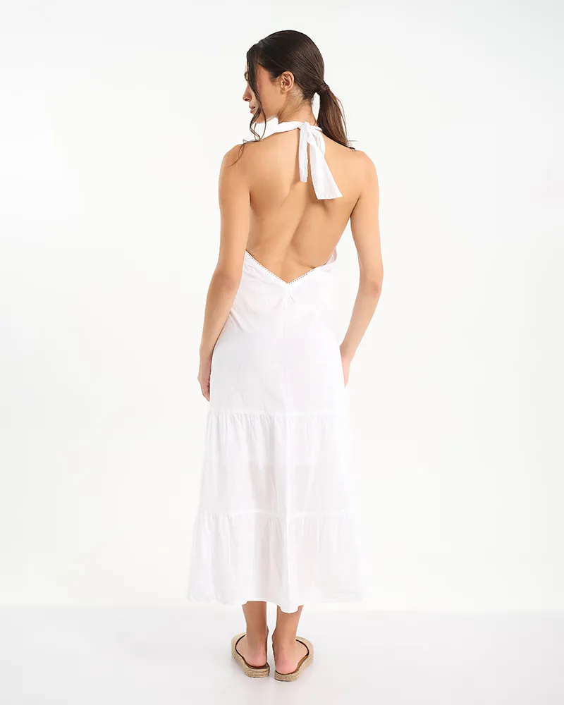 ΦΟΡΕΜΑ ΜΑΚΡΥ ΕΞΩΠΛΑΤΟ ΚΑΙ ΔΙΑΚΟΣΜΗΤΙΚΑ ΦΟΥΝΤΑΚΙΑ ONE SIZE (100% COTTON)