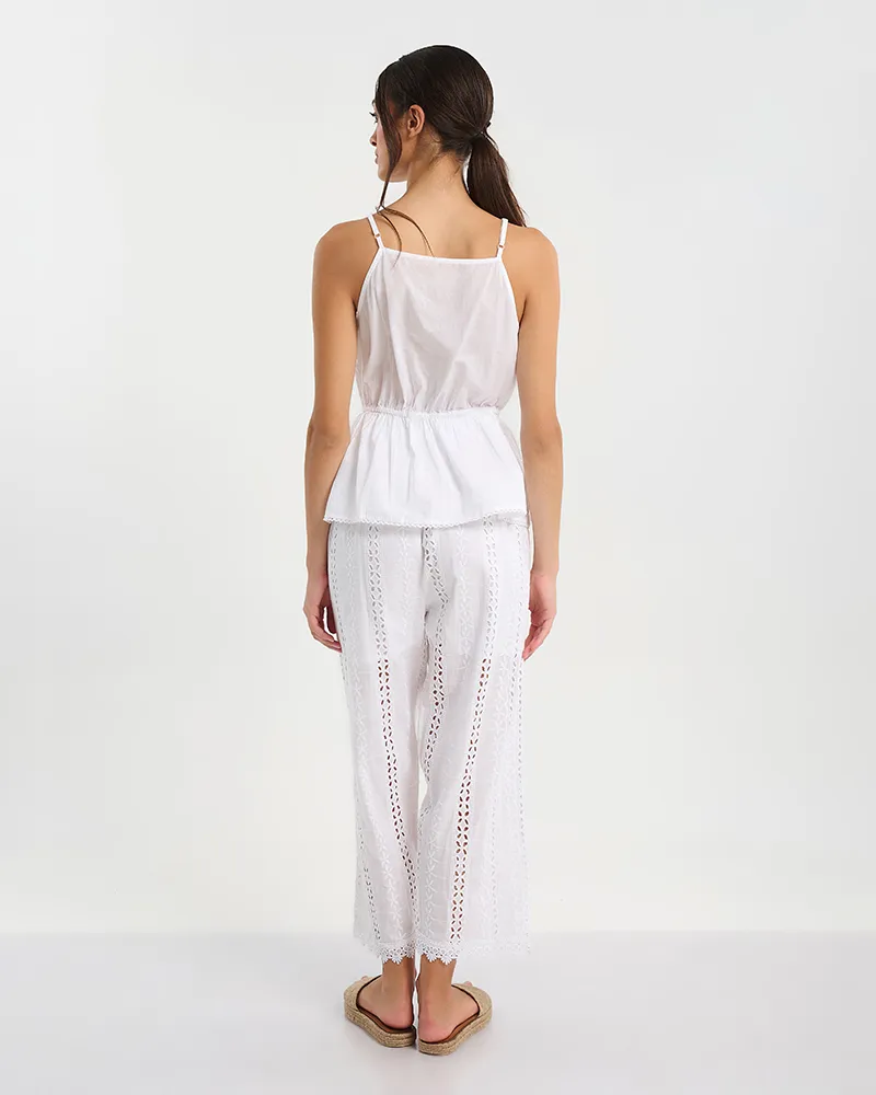 ΤΟΠ ΑΜΑΝΙΚΟ ΛΕΥΚΟ ΚΙΠΟΥΡ ONE SIZE (100% COTTON)