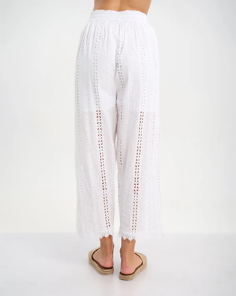 ΠΑΝΤΕΛΟΝΑ ΣΕ ΛΕΥΚΟ ΧΡΩΜΑ ΜΕ ΔΙΑΚΟΣΜΗΤΙΚΑ ΦΟΥΝΤΑΚΙΑ ONE SIZE (100% COTTON) ΠΑΝΤΕΛΟΝΑ ΣΕ ΛΕΥΚΟ ΧΡΩΜΑ ΜΕ ΔΙΑΚΟΣΜΗΤΙΚΑ ΦΟΥΝΤΑΚΙΑ ONE SIZE (100% COTTON)