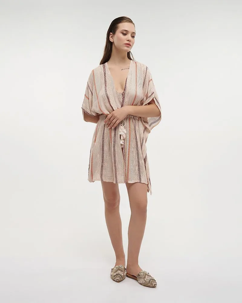 ΚΙΜΟΝΟ ΚΟΝΤΟ ΕΚΡΟΥ/ΡΟΖ ΜΕ ΜΠΟΡΝΤΩ ΛΕΠΤΟΜΕΡΕΙΕΣ ONE SIZE (100% COTTON) ΚΙΜΟΝΟ ΚΟΝΤΟ ΕΚΡΟΥ/ΡΟΖ ΜΕ ΜΠΟΡΝΤΩ ΛΕΠΤΟΜΕΡΕΙΕΣ ONE SIZE (100% COTTON)