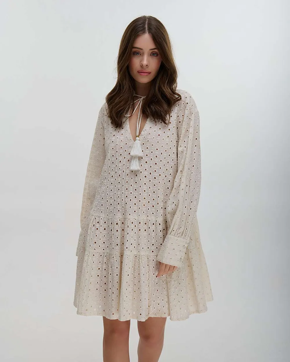 ΦΟΡΕΜΑ/ΚΑΦΤΑΝΙ ΣΕ ΕΚΡΟΥ ΧΡΩΜΑ ONE SIZE (100% COTTON)