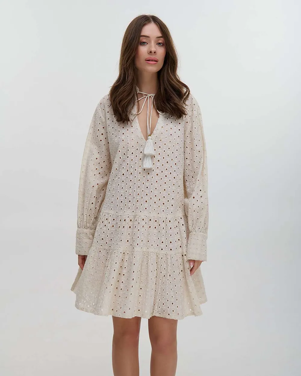 ΦΟΡΕΜΑ/ΚΑΦΤΑΝΙ ΣΕ ΕΚΡΟΥ ΧΡΩΜΑ ONE SIZE (100% COTTON)