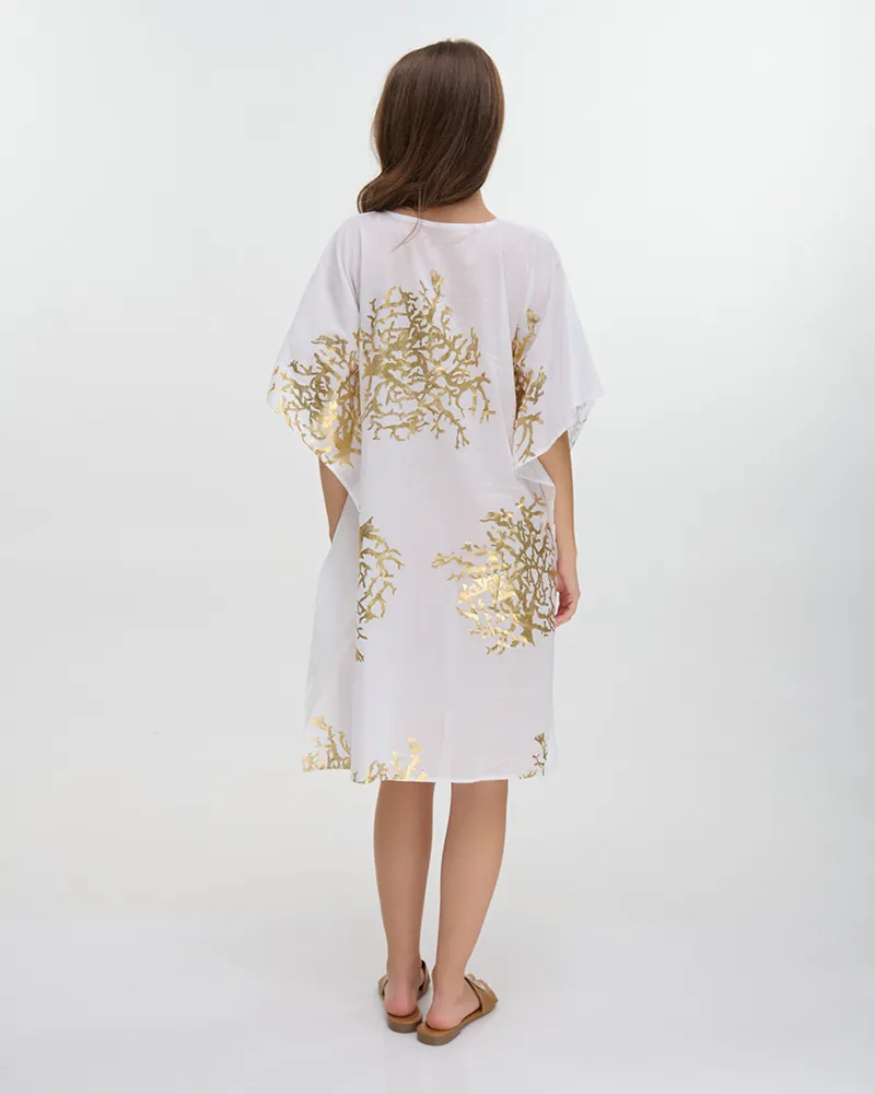 ΚΑΦΤΑΝΙ ΚΟΝΤΟ ΜΠΕΖ ΜΕ ΧΡΥΣΑ ΚΟΡΑΛΙΑ ONE SIZE (100% COTTON) ΚΑΦΤΑΝΙ ΚΟΝΤΟ ΜΠΕΖ ΜΕ ΧΡΥΣΑ ΚΟΡΑΛΙΑ ONE SIZE (100% COTTON)