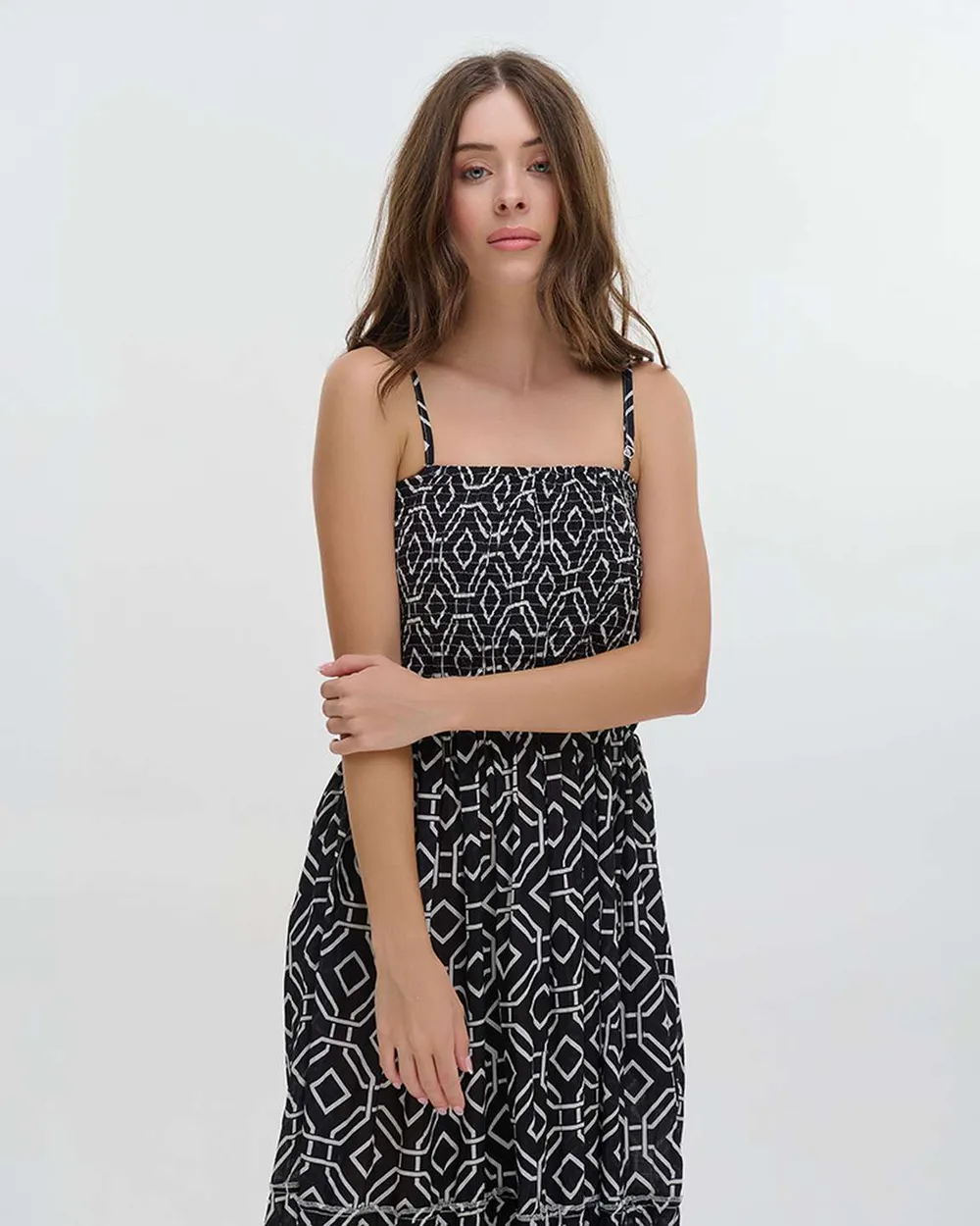 ΦΟΡΕΜΑ ΜΑΚΡΥ ΑΜΑΝΙΚΟ ΣΕ ΜΑΥΡΟ ΧΡΩΜΑ ONE SIZE (100% COTTON)