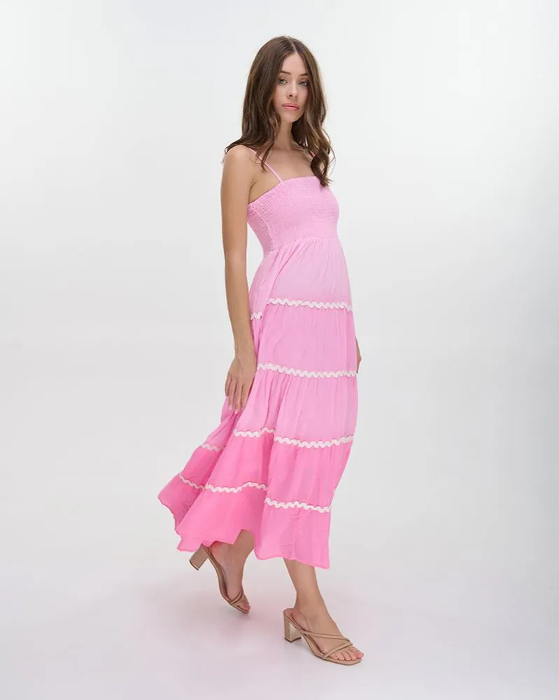 ΦΟΡΕΜΑ ΜΑΚΡΥ ΑΜΑΝΙΚΟ ΡΟΖ/ΦΟΥΞ ONE SIZE (100% COTTON)