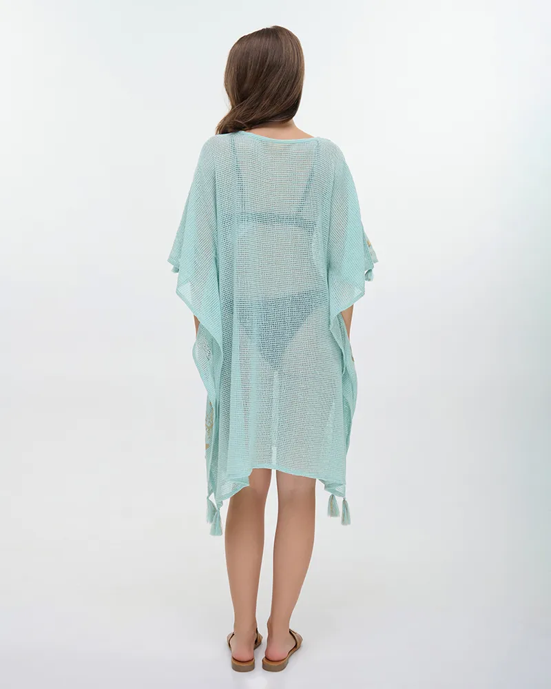 ΚΑΦΤΑΝΙ ΜΑΚΡΥ ΔΙΑΤΡΗΤΟ ΜΕ ΜΑΚΡΥ ΜΑΝΙΚΙ ΓΑΛΑΖΙΟ ΑΠΑΛΟ ΜΕ ΧΡΥΣΕΣ ΛΕΠΤΟΜΕΡΕΙΕΣ ONE SIZE (100% COTTON) ΚΑΦΤΑΝΙ ΜΑΚΡΥ ΔΙΑΤΡΗΤΟ ΜΕ ΜΑΚΡΥ ΜΑΝΙΚΙ ΓΑΛΑΖΙΟ ΑΠΑΛΟ ΜΕ ΧΡΥΣΕΣ ΛΕΠΤΟΜΕΡΕΙΕΣ ONE SIZE (100% COTTON)