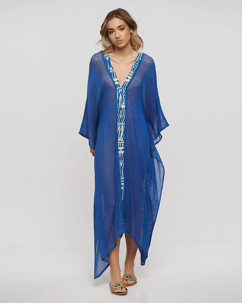 ΚΙΜΟΝΟ ΜΑΚΡΥ ΜΠΛΕ/ΛΕΥΚΟ ONE SIZE (100% COTTON) ΚΙΜΟΝΟ ΜΑΚΡΥ ΜΠΛΕ/ΛΕΥΚΟ ONE SIZE (100% COTTON)